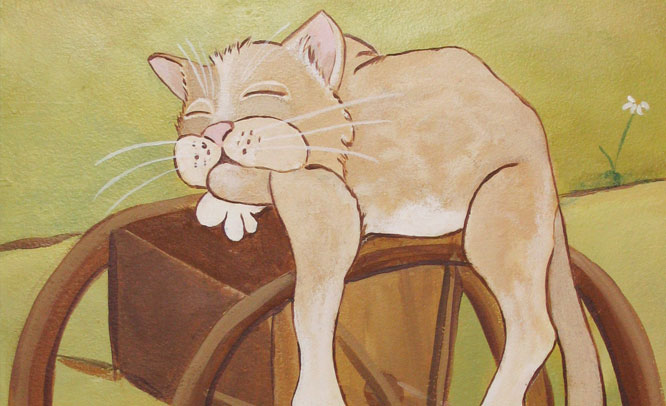 Peinture-murale-chambre-moulin-chat-galery