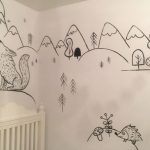 peinture-murale-chambre-enfant-noiretblanc-3